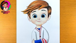 How to Draw and Color Tim Templeton from The Boss Baby screenshot 1