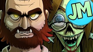 Werewolf & Zombie [Speed Paint] - Jaxamoto