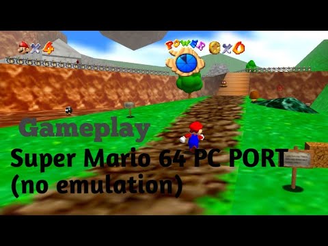 super mario 64 emulator configuration