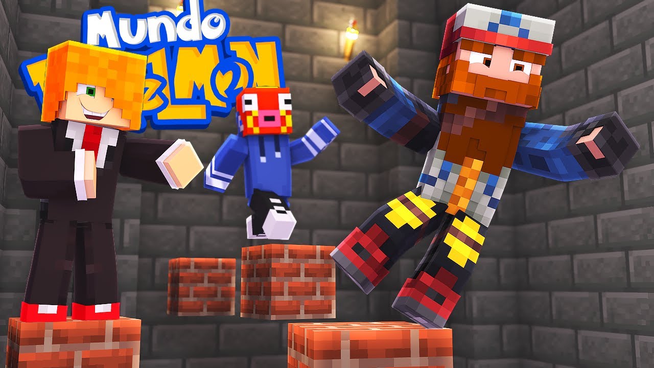 PARKOUR Y POKEMON CON FOLA Y DAZ  - MUNDO PIXELMON 2  EP: 4