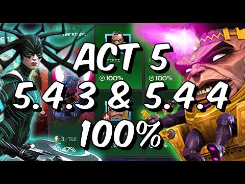 Act 5 Chapter 4 – 5.4.3 & 5.4.4 100% – Free To Play Adventures! – Marvel Contest Of Champions