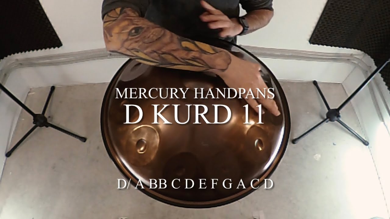 Mercury D Kurd 11 (Handpan / Pantam / Sound Sculpture)