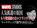 MCUがいまだに人気低迷…”正直作りすぎた”マーケティングがぶっちゃける。