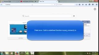 Смотреть видео  fatal error call to undefined function mysql connect