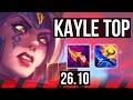 KAYLE vs SETT (TOP) | NA Master | 26.10