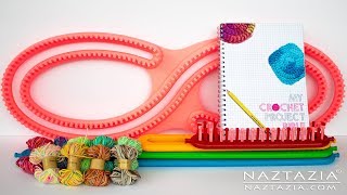 NEW PRODUCTS for KNITTING and CROCHET - Naztazia Review of Loom Knitting Stationery Yarn