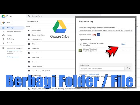 Video: Bagaimanakah cara saya berkongsi folder Google Drive dengan seseorang?