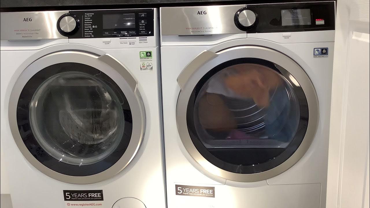 AEG AbsoluteCare Heat Pump Tumble Dryer l Cottons Cupboard Dry l Full