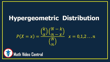 Hypergeometric Distribution - Part  1| Statistics and Probability | Math Video Central