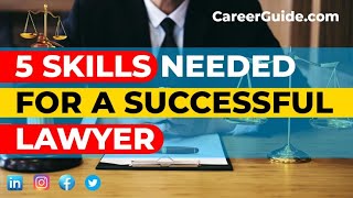 5 Skills Needed for a Successful Lawyer | Career Tips | Start a New Career screenshot 4