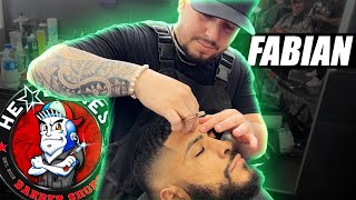 This Barber averages 85 haircuts a week at $40 a cut! fade with waves tutorial screenshot 2