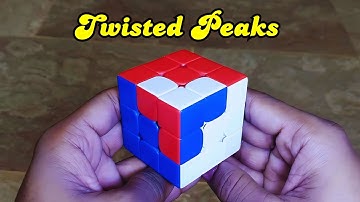 Twisted Peaks 🥨🗻 Pattern on a Rubik