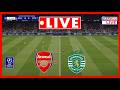 🔴 Arsenal vs Sporting LIVE | UEFA Champions League 2025/2026 | Match Today Simulation