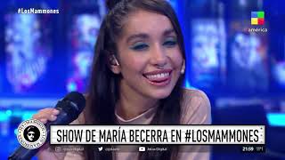 Video thumbnail of "🤩 El show de María Becerra en Los Mammones 🎤🎶"