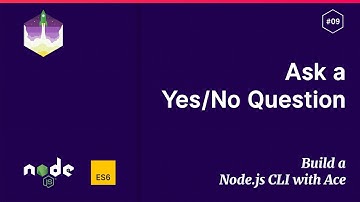 #9 Ask a Yes/No Question — Build a Node.js CLI with Ace