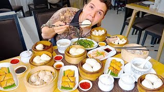 Giant Chinese Dumpling Buffet • All You Can Eat • MUKBANG