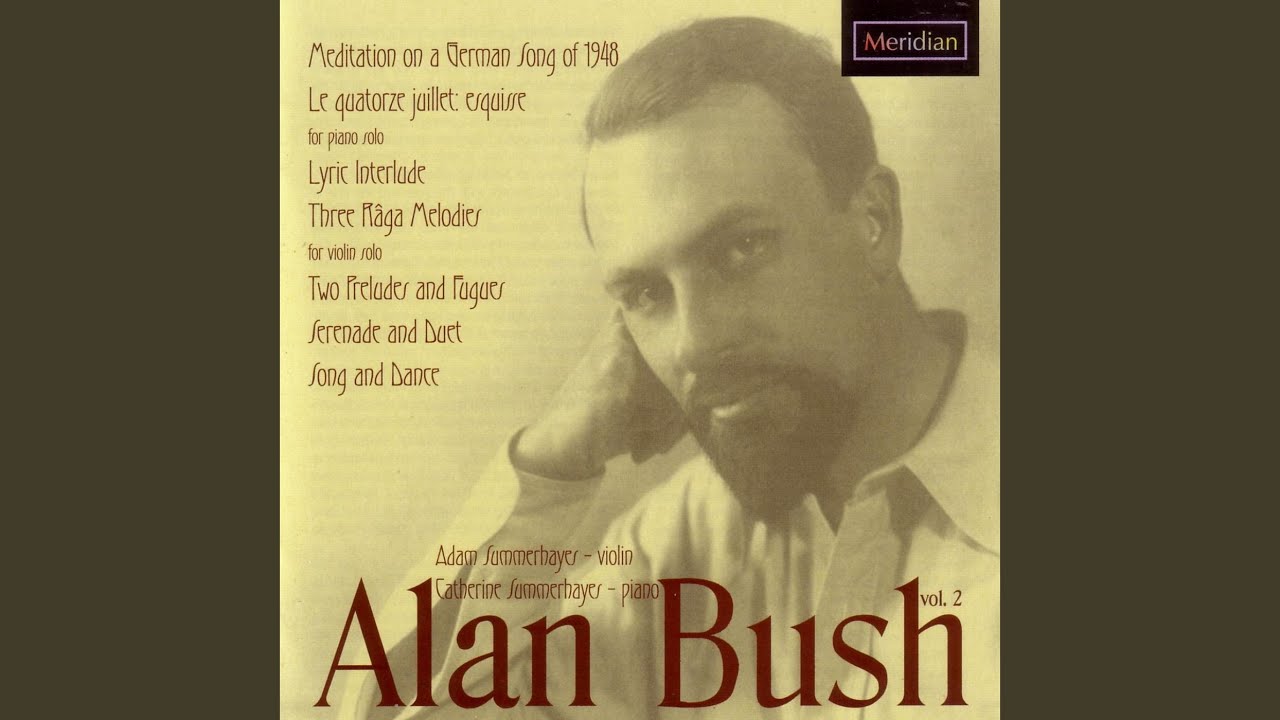 Song and Dance, Op. 117A: Song
