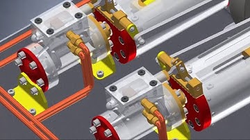 Autodesk Inventor: Twin Steam Engines Animation
