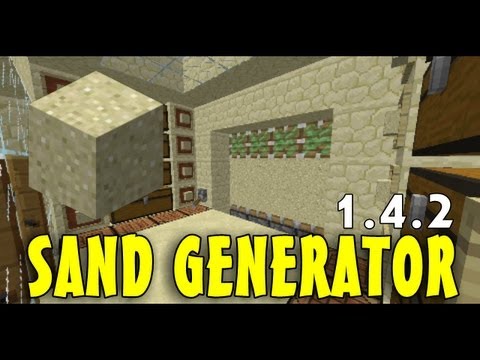 Minecraft: Sand/Gravel Generator - Redstone Tutorials 1.8 
