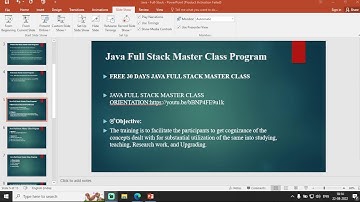 Java Full Stack - Introduction
