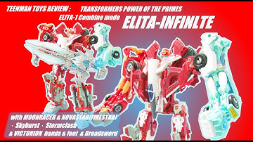 TRANSFORMERS POWER OF THE PRIMES ELITA-1 Combine mode ELITA-INFINLTE(2)