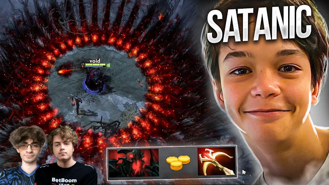 Satanic UNKILLABLE Shadow Fiend  Vs  9Class and Nightfall | 12.5 AVG MMR