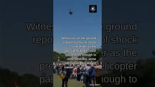 Trump Buzzes May Day Crowd in Low-Altitude Marine One Flyover