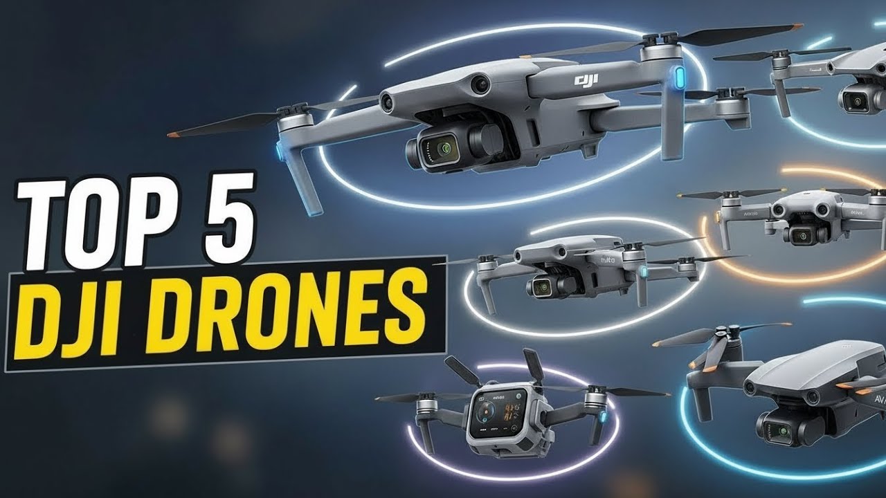 Top 5 Best DJI Drones 2025 – Ultimate 4K Buying Guide - YouTube