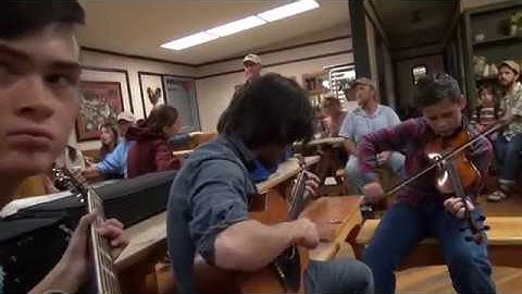 2017-05-20 Post Jam - Elliot Elisara, David Tormala, Madison Dietrich - 2017 Julian Fiddle Contest