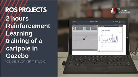 Two hours of Reinforcement Learning training of a Cartpole