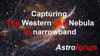 How to process narrowband images in Photoshop CC (Western Veil Nebula)