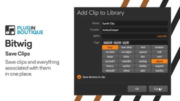 Bitwig Tutorial | How to Save Clips and Everything Associated with Them!