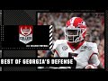 The BEST of Georgia's defense in their win over Alabama 🔥