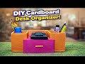 DIY Desk Organizer Using Cardboard | Easy Craft Idea | Best Out of Waste