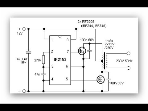 Inversor 300 a 600W teste final - YouTube welding inverter schematic diagram 