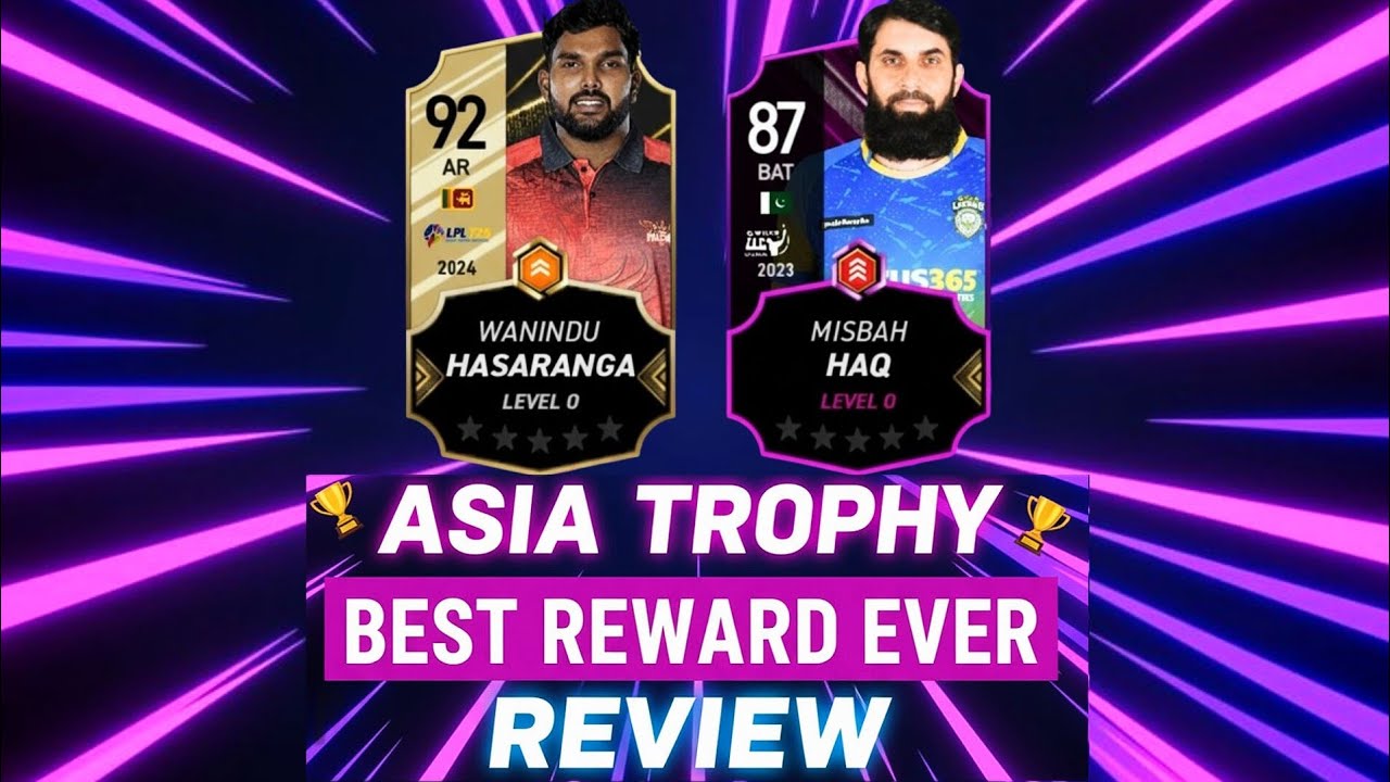 Asia Trophy Reward Review Dream Cricket 25 