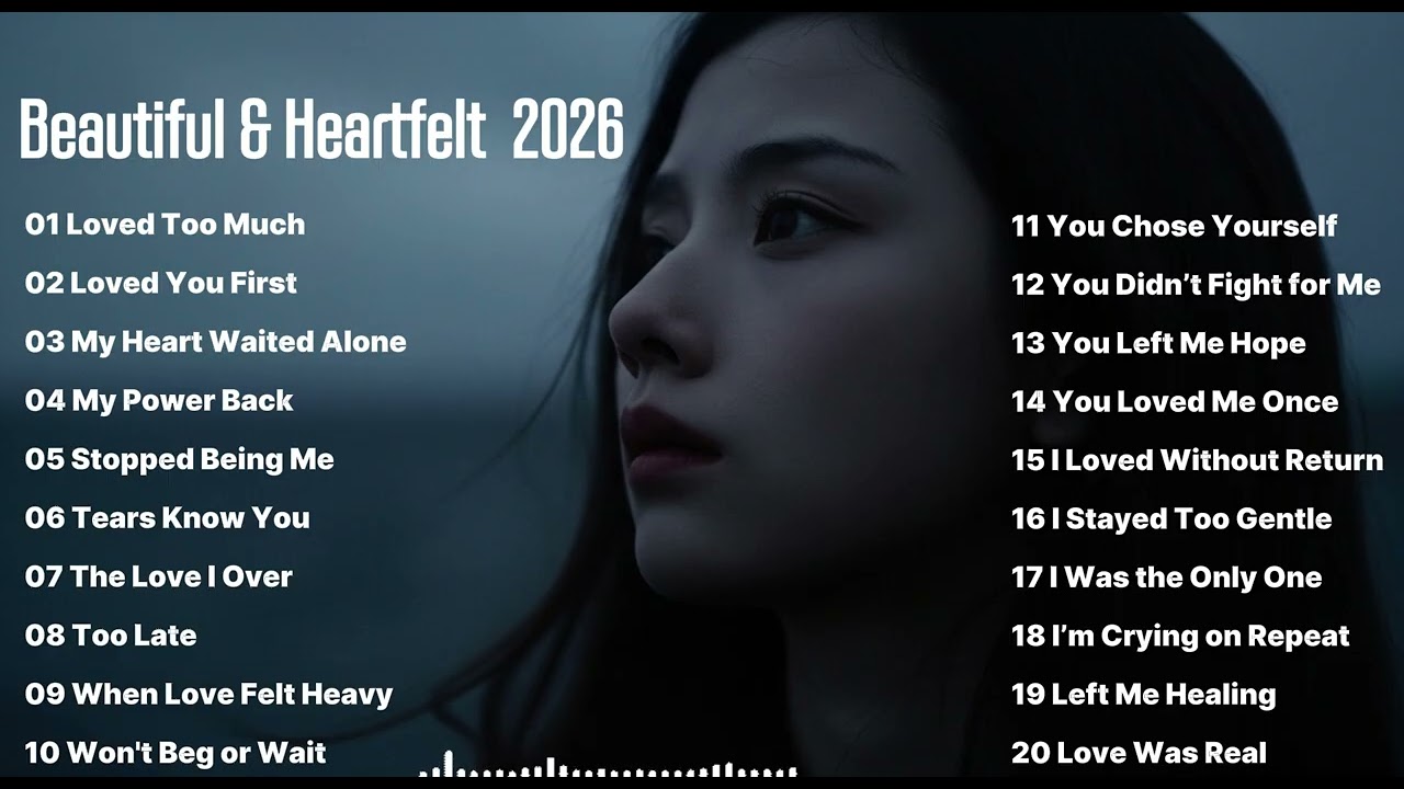 Beautiful Heartfelt Sad Love Songs 2026🤍 English Love Songs🎵 New Sad Songs Playlist ~ Loved Too Much