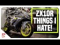 What I DON'T like about the Kawasaki ZX10!!