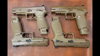 Sig M17 pistol models- what's the difference?
