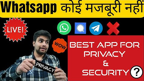 Best #Secure Alternative #Messaging Apps Like #WhatsApp [2021] #WorthyWits