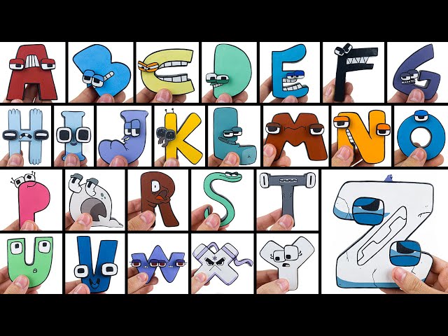 Alphabet Lore A Z from Emoji original How to create #lore #emoji #Alphabet  