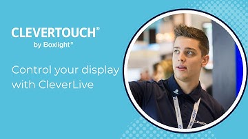 Control your display with CleverLive