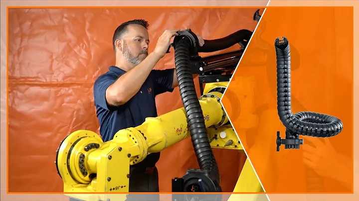 How to install an igus triflex RSE cable management system on a six-axis robot