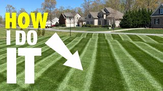 My Secret for making a Lawn Striping Video | Humic Acid | Soil Compaction