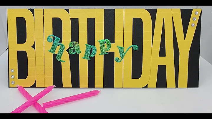 Be Bold Birthday by Spellbinders