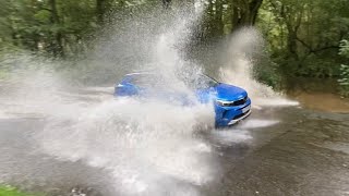 Extreme puddling at Beanford Ford🚙 💦💦