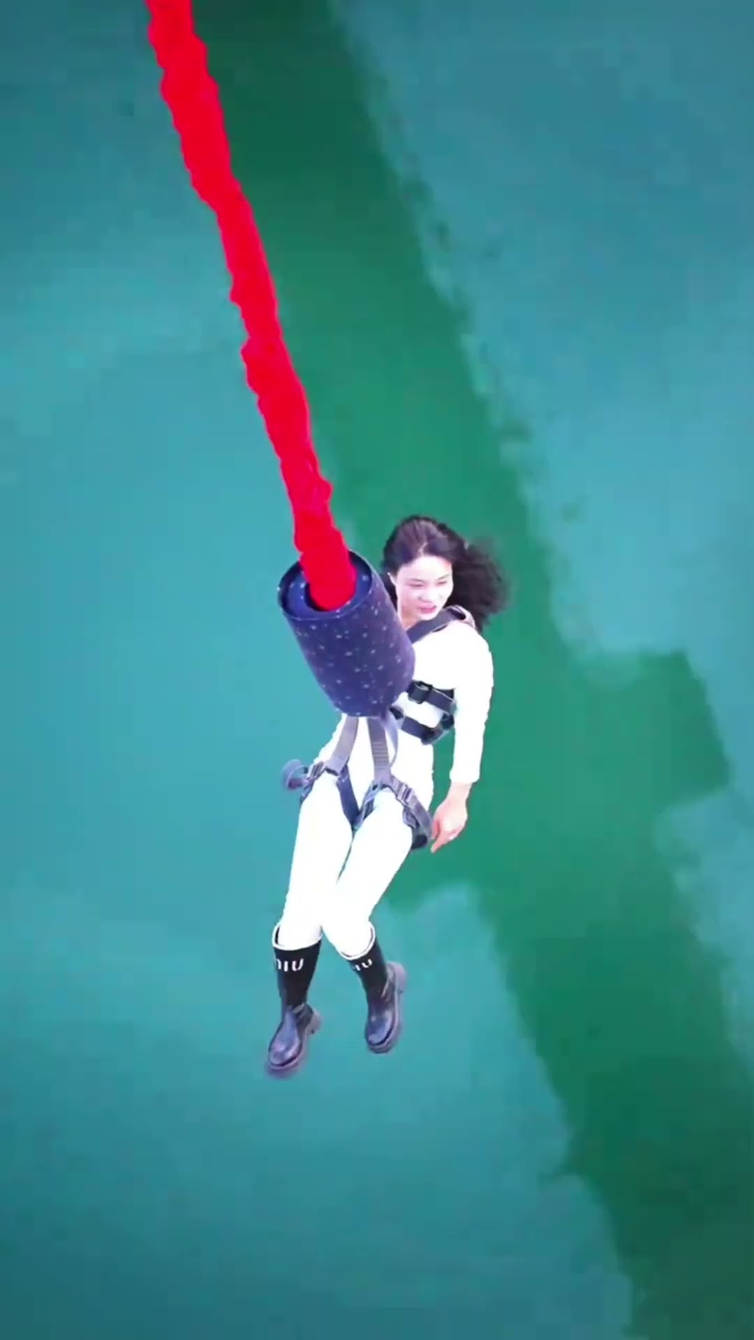 Bungee ???Jumping With Rope In Beautiful Place Adventures #shorts
