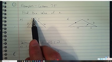 NOTES: Lesson 7.5 - proportional segments between parallel lines