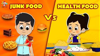 Junk Food vs Healthy Food | Mom's Lesson | English Moral Story | English Animated | English Cartoon