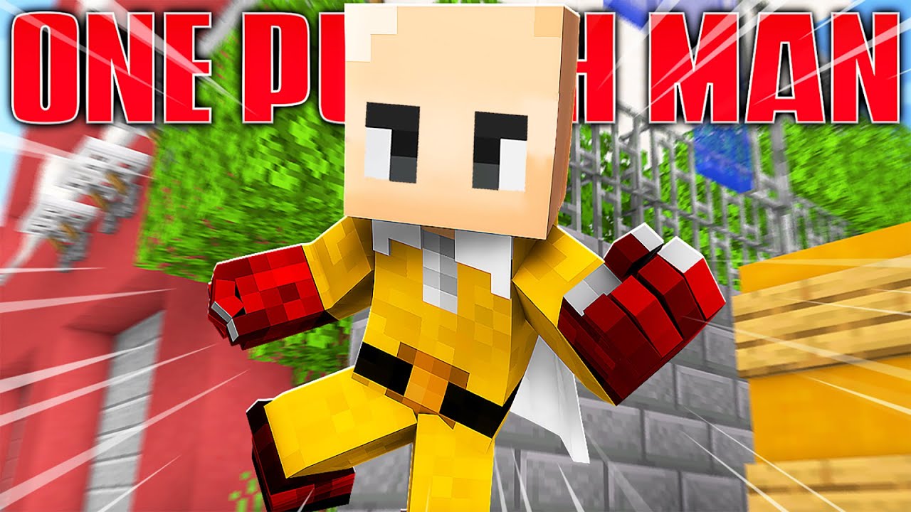Destruye TODO De UN GOLPE En MINECRAFT 1 16 5 One Punch Man destruye-todo-de-un-golpe-en-minecraft-1-16-5-one-punch-man